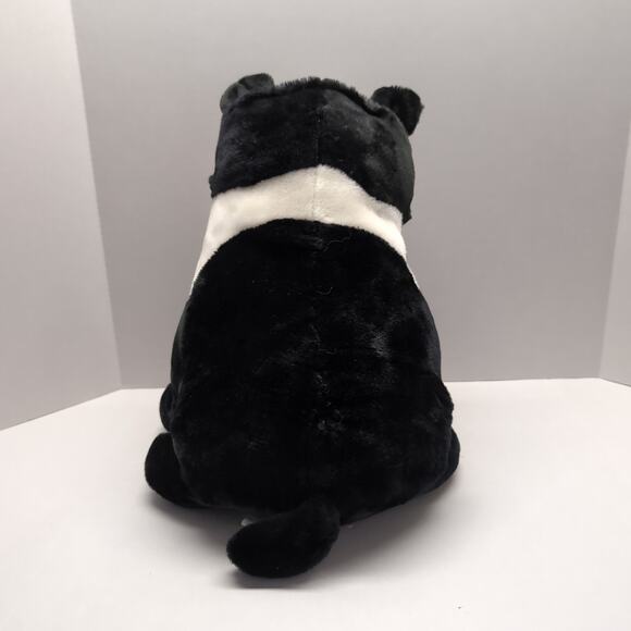 Goffa Bulldog Plush Black White Large Dog - Picture 3 of 9
